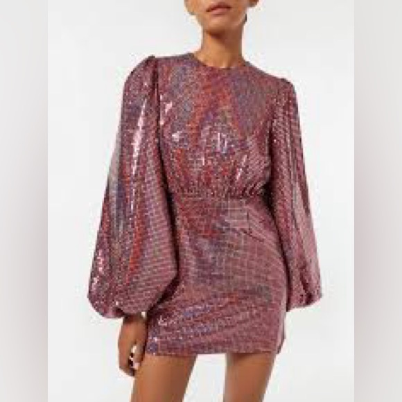 Rhode Isa Mini Dress | Disco - Picture 1 of 5